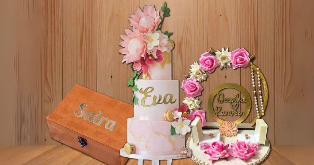 Acrylic Name Cutouts for Personalized Boxes and Ring Platters