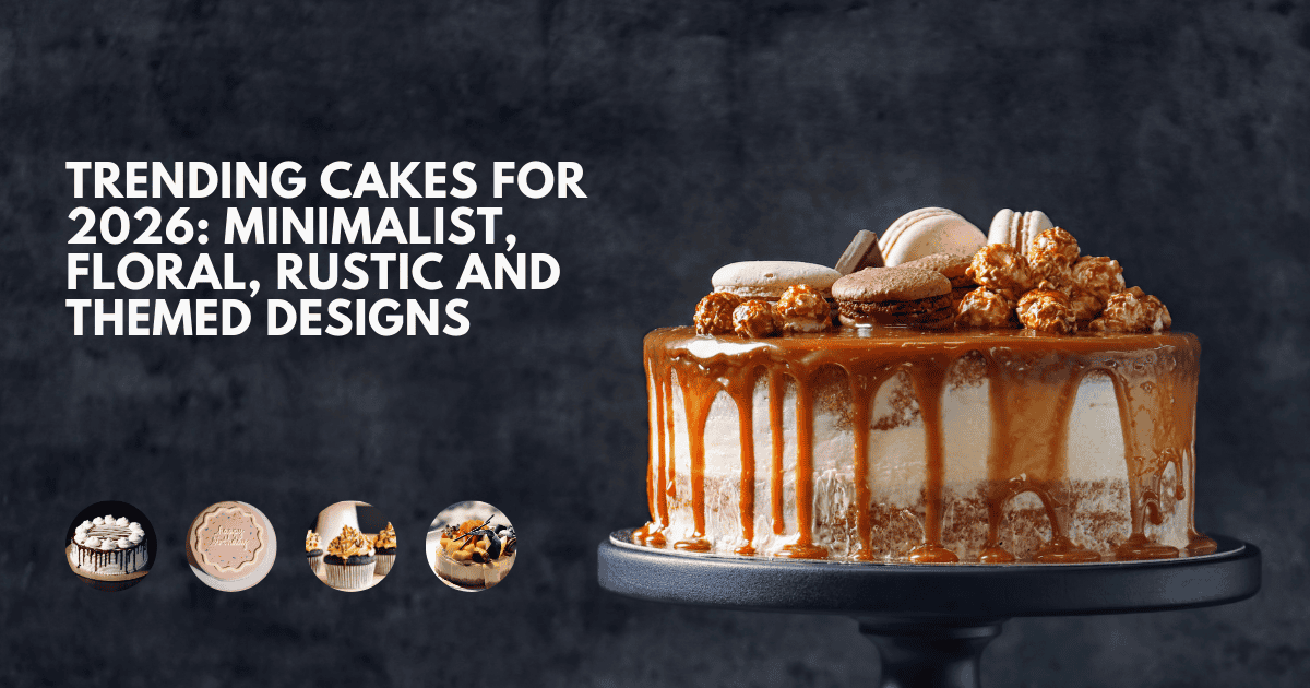 Trending Cakes for 2026: Minimalist, Floral, Rustic and Themed Designs