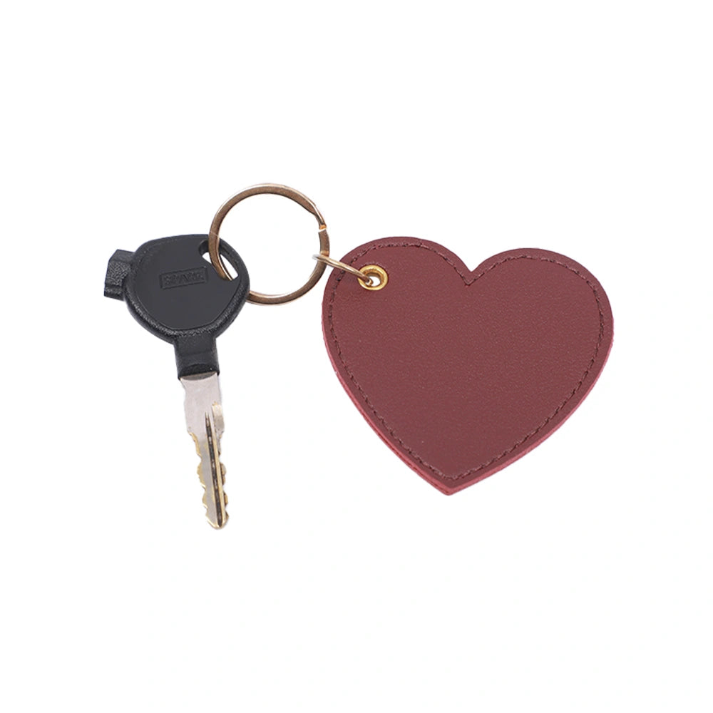 Personalized Foil Print Heart Keychain