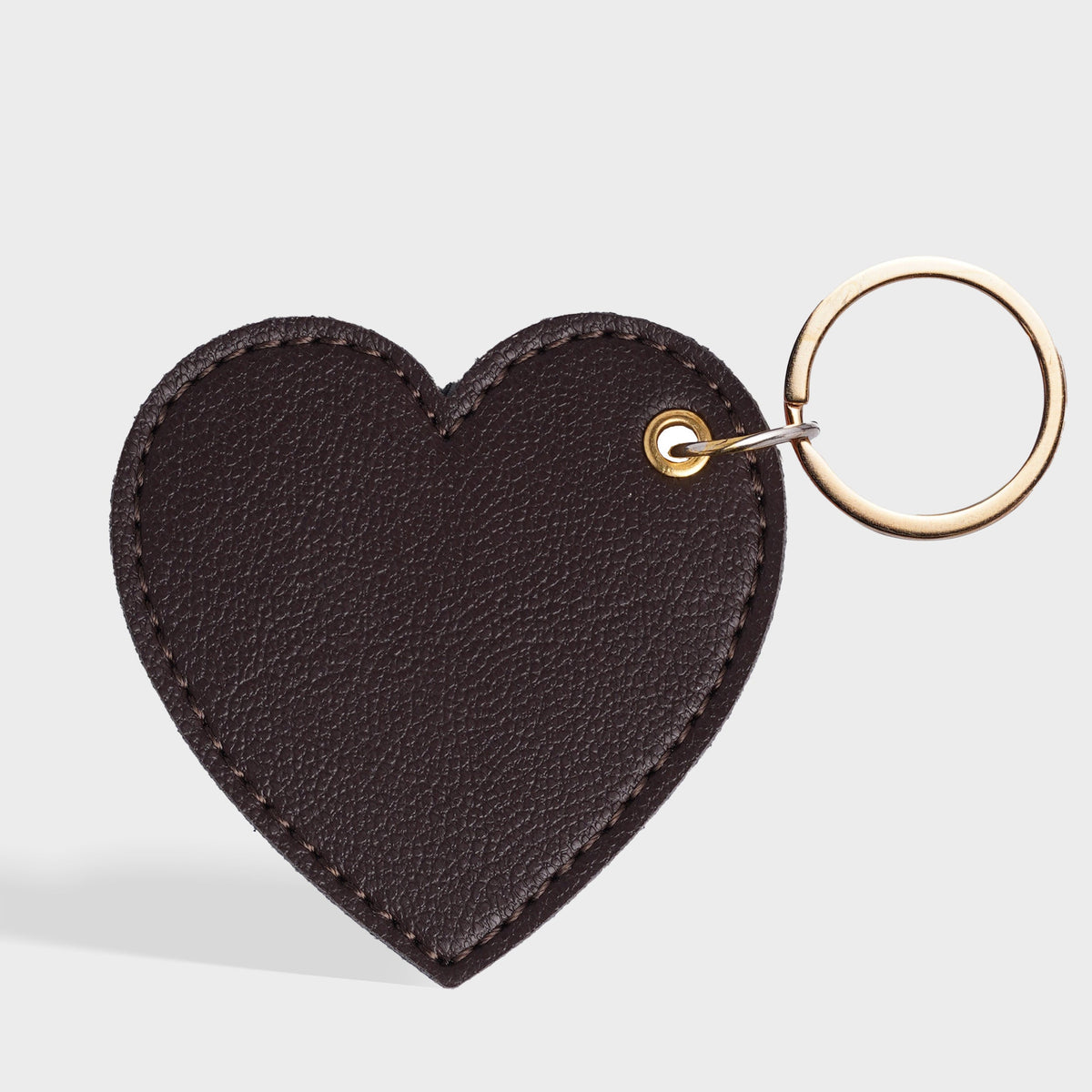 Personalized Foil Print Heart Keychain