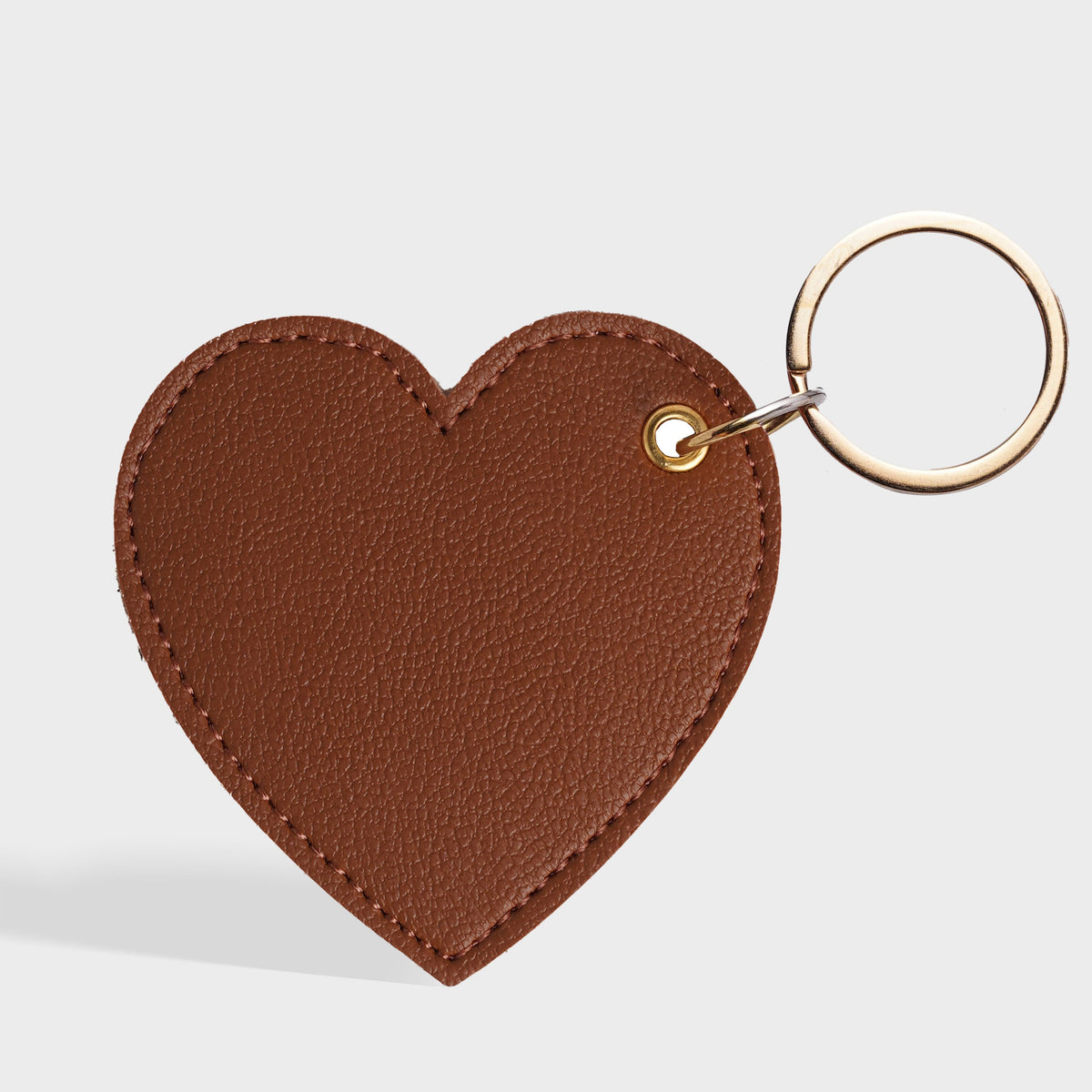 Personalized Foil Print Heart Keychain