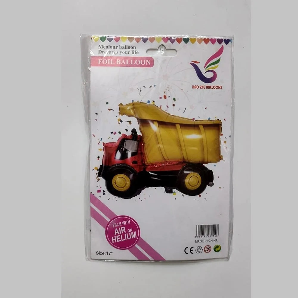 Dump Truck Foil Balloon