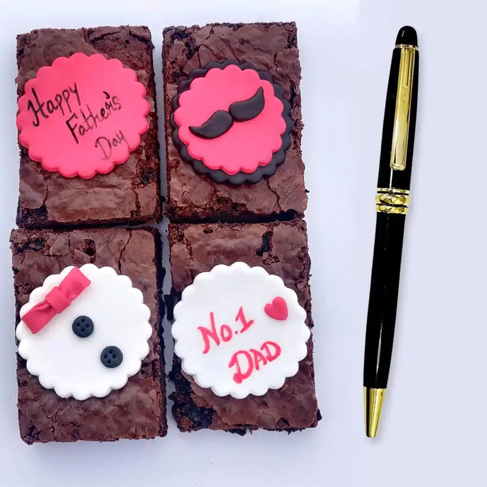 Buy Fathers Day Brownies and Pen Combo Combo Online