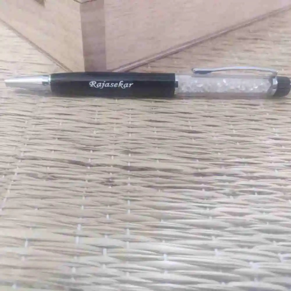 Buy Personalized Black Shimmer Pen Online