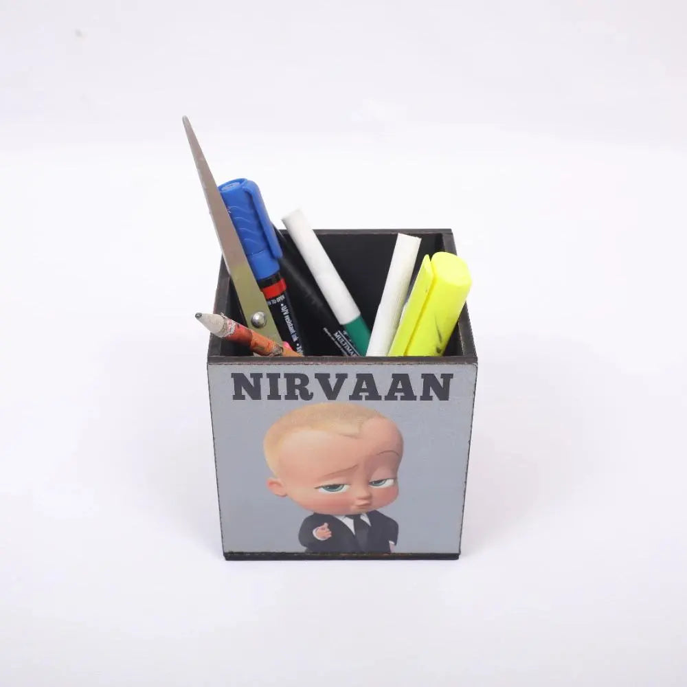 Buy Personalized Boss Baby Pencil Holder with Name