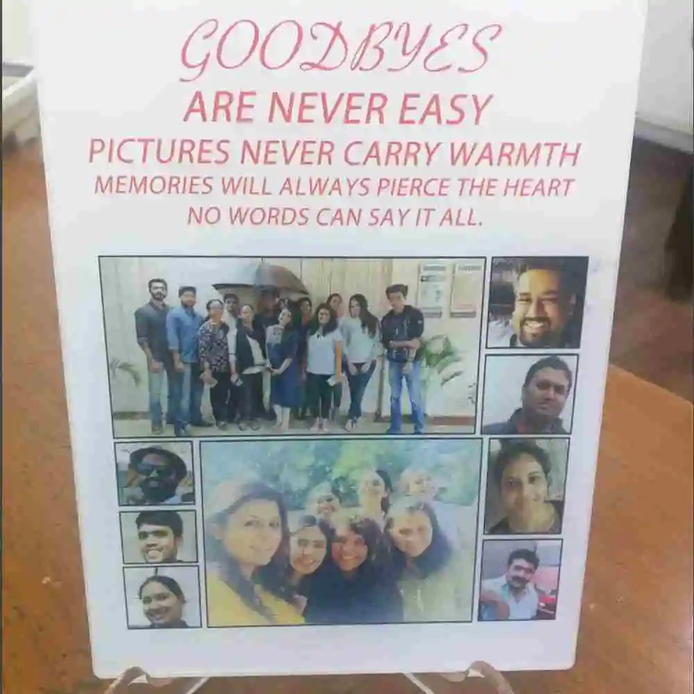 Buy Personalized Farewell Acrylic Frames Online