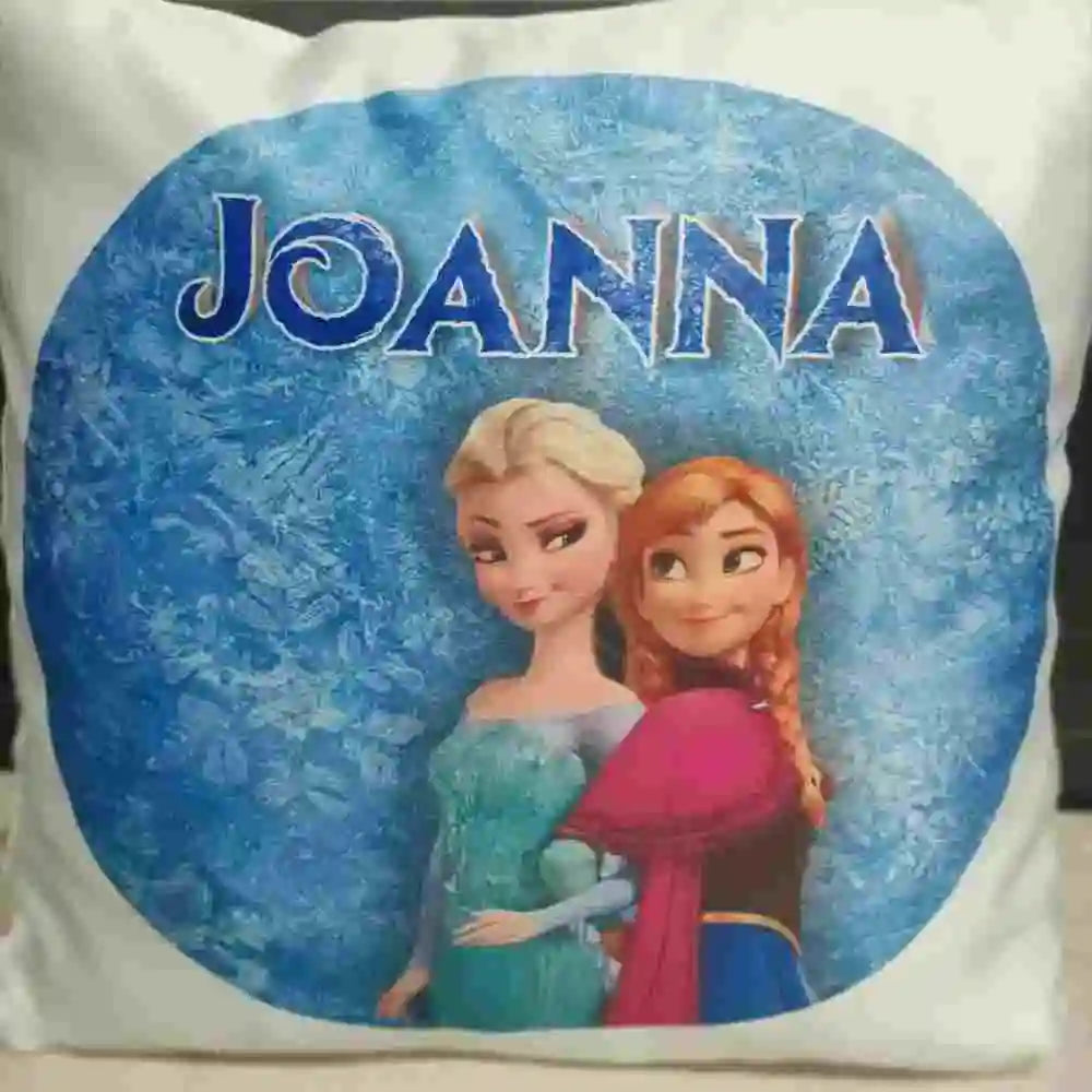 Personalized Elsa-Themed Cushions