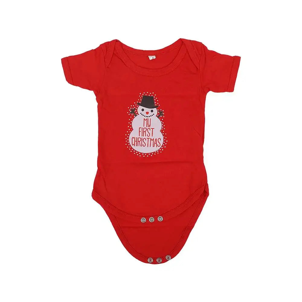 My First Christmas Romper