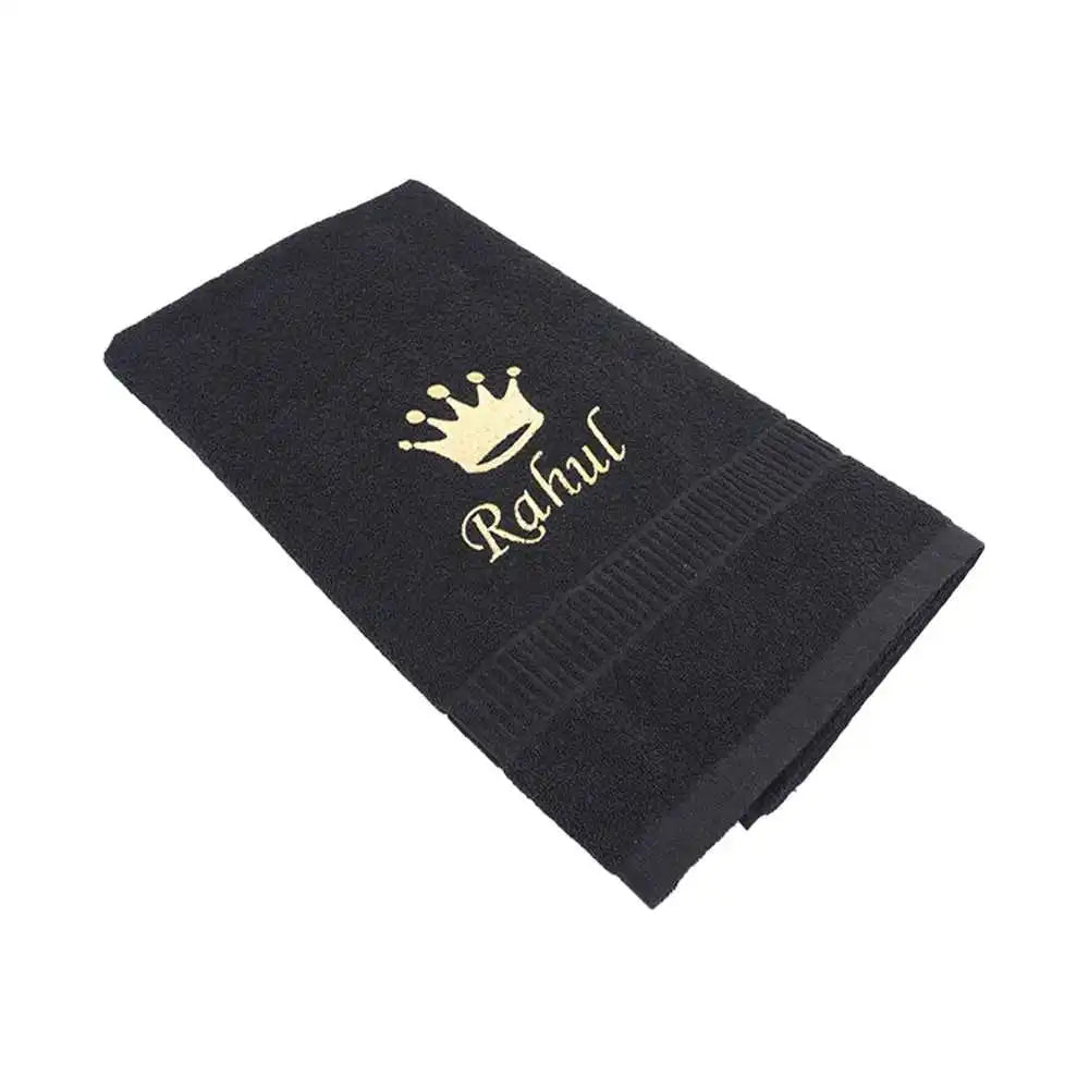 Personalized Towel with King Crown