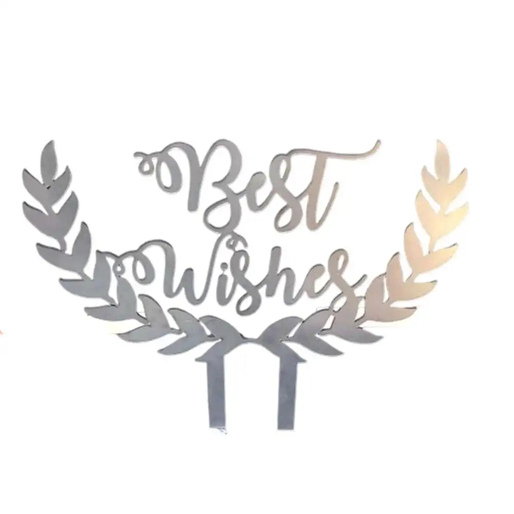 Best Wishes Cake Topper