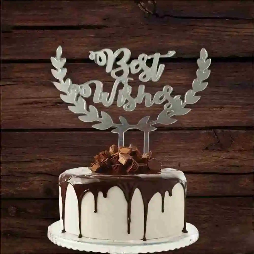 Best Wishes Cake Topper