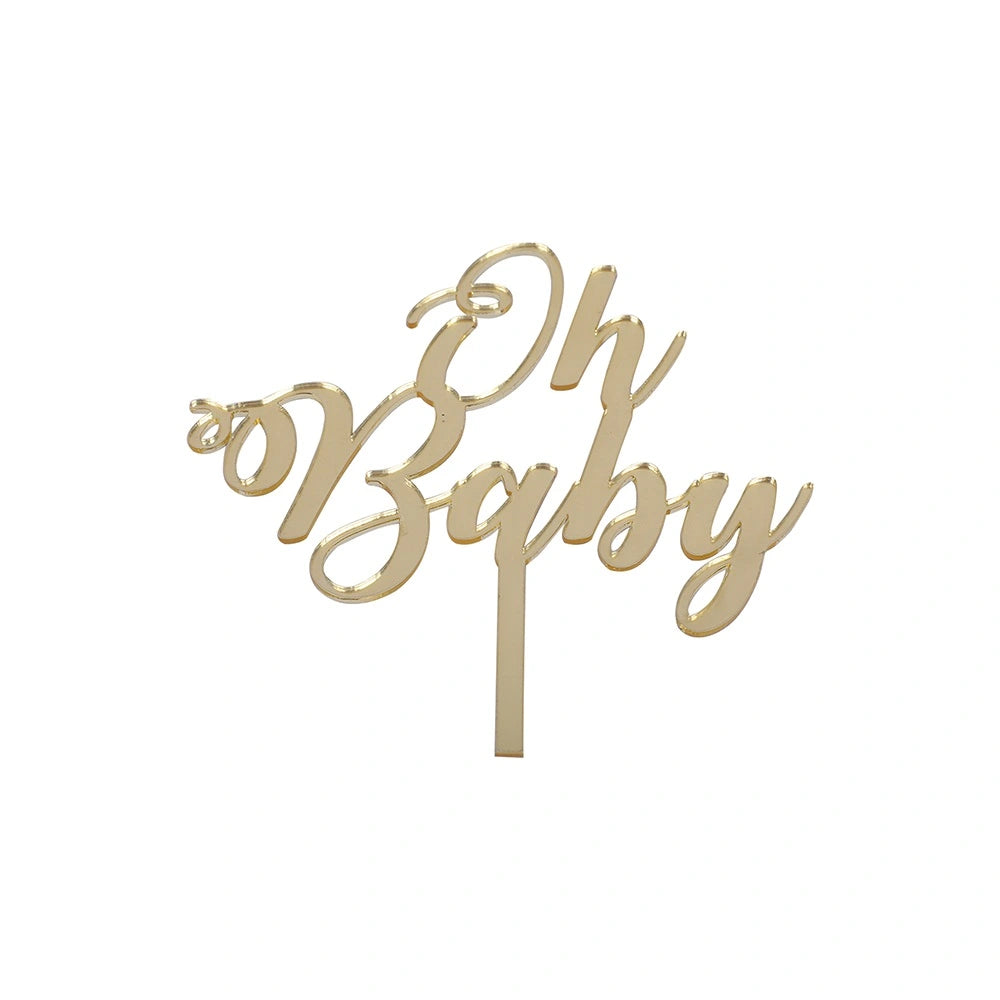Shop Oh Baby Cake Topper for Baby Shower Celebrations