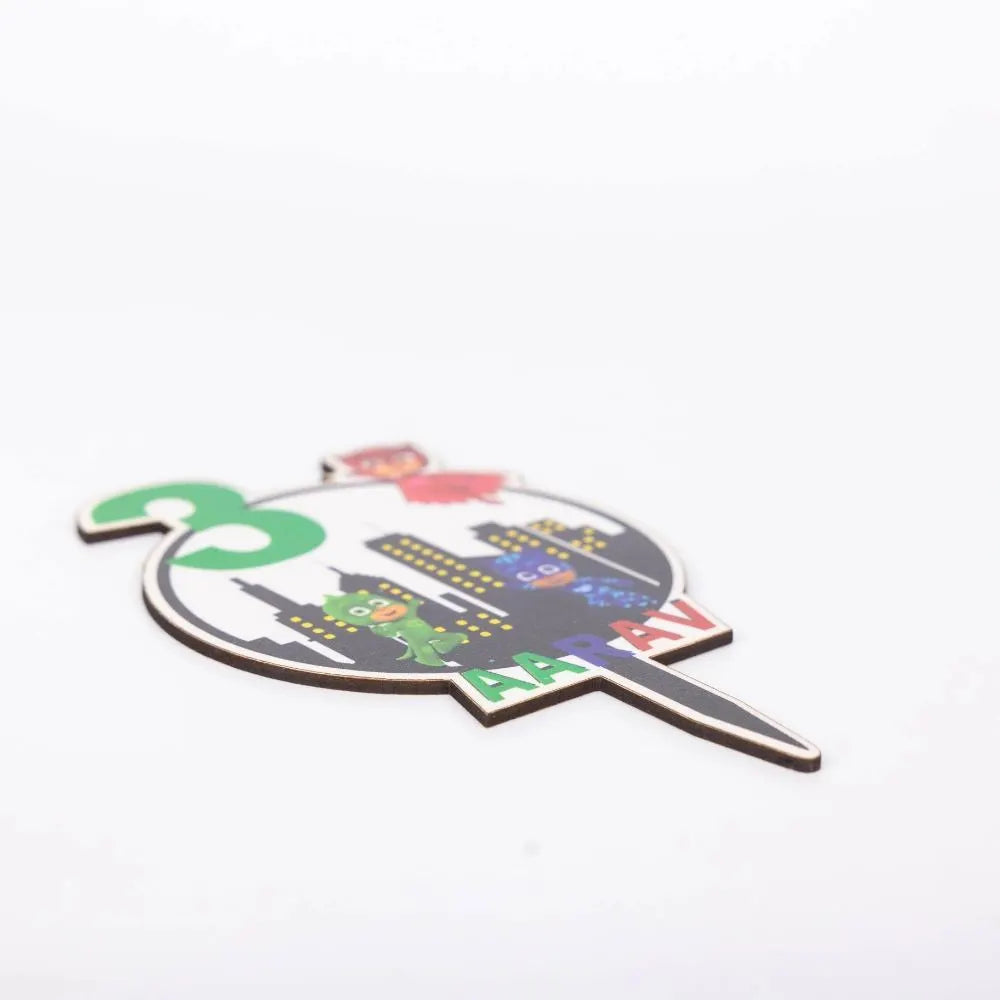 Buy Personalized MDF Printed Cake Topper