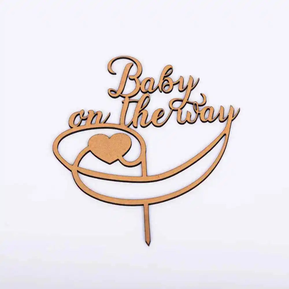 Baby on the Way MDF Topper