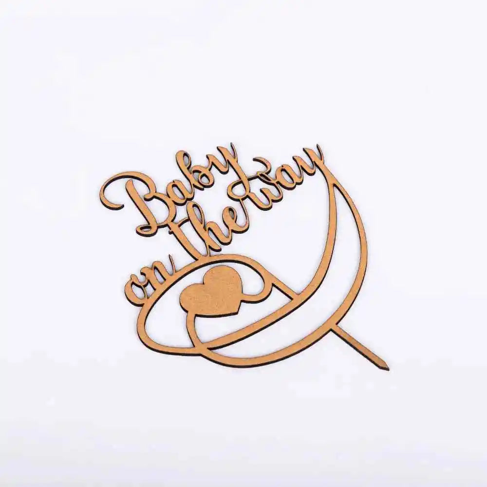 Baby on the Way MDF Topper