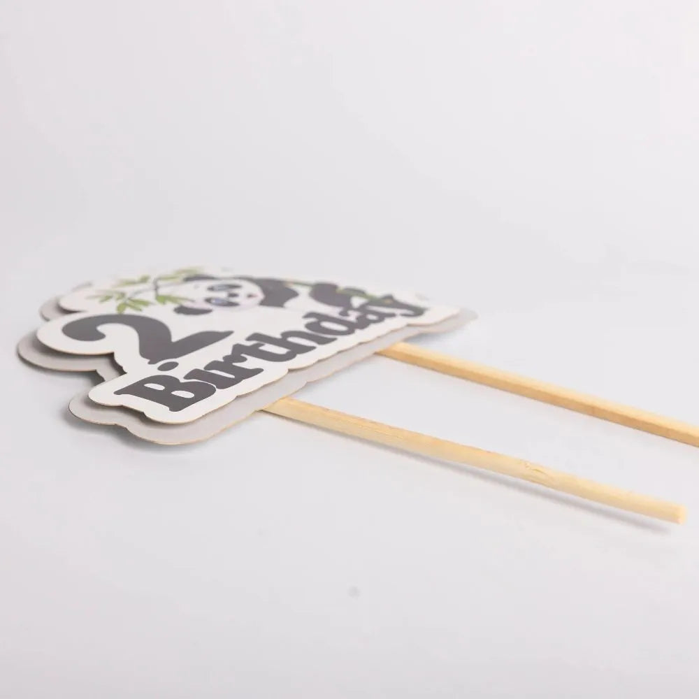 Buy Personalized Panda Birthday Cake Topper Online