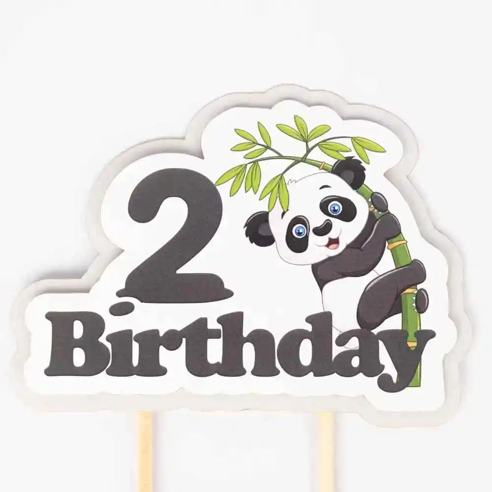 Buy Personalized Panda Age Cake Topper Online