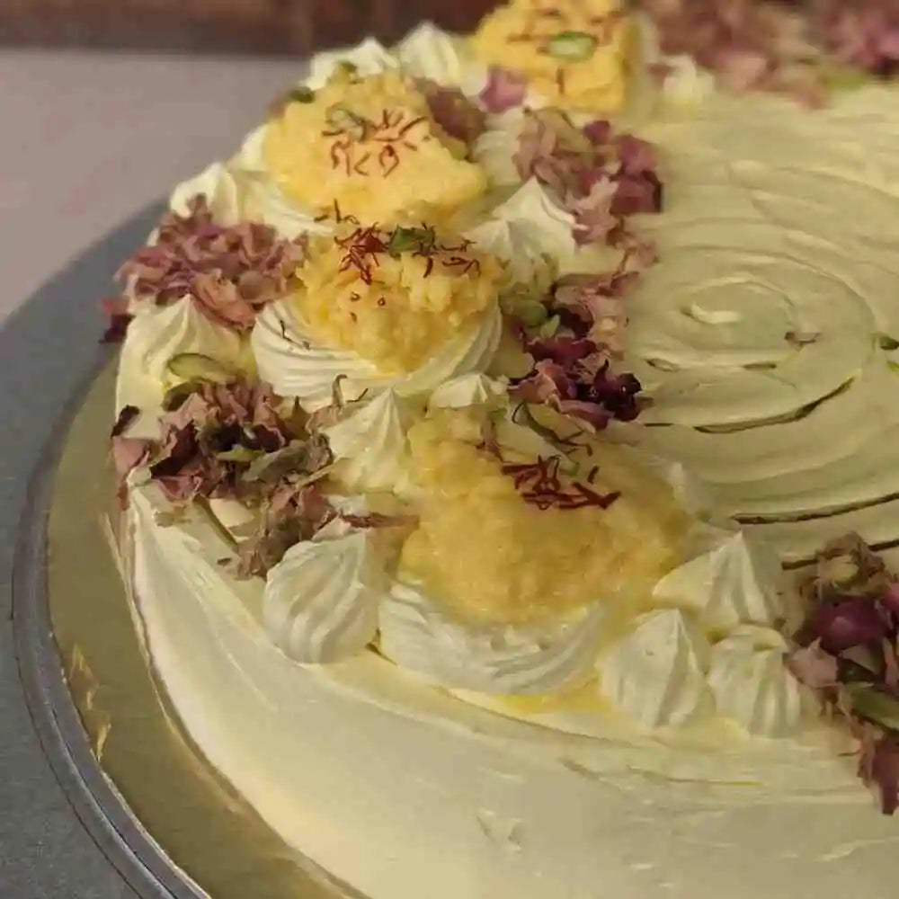 Shop Rasmalai Birthday Cake with Vanilla Sponge Online