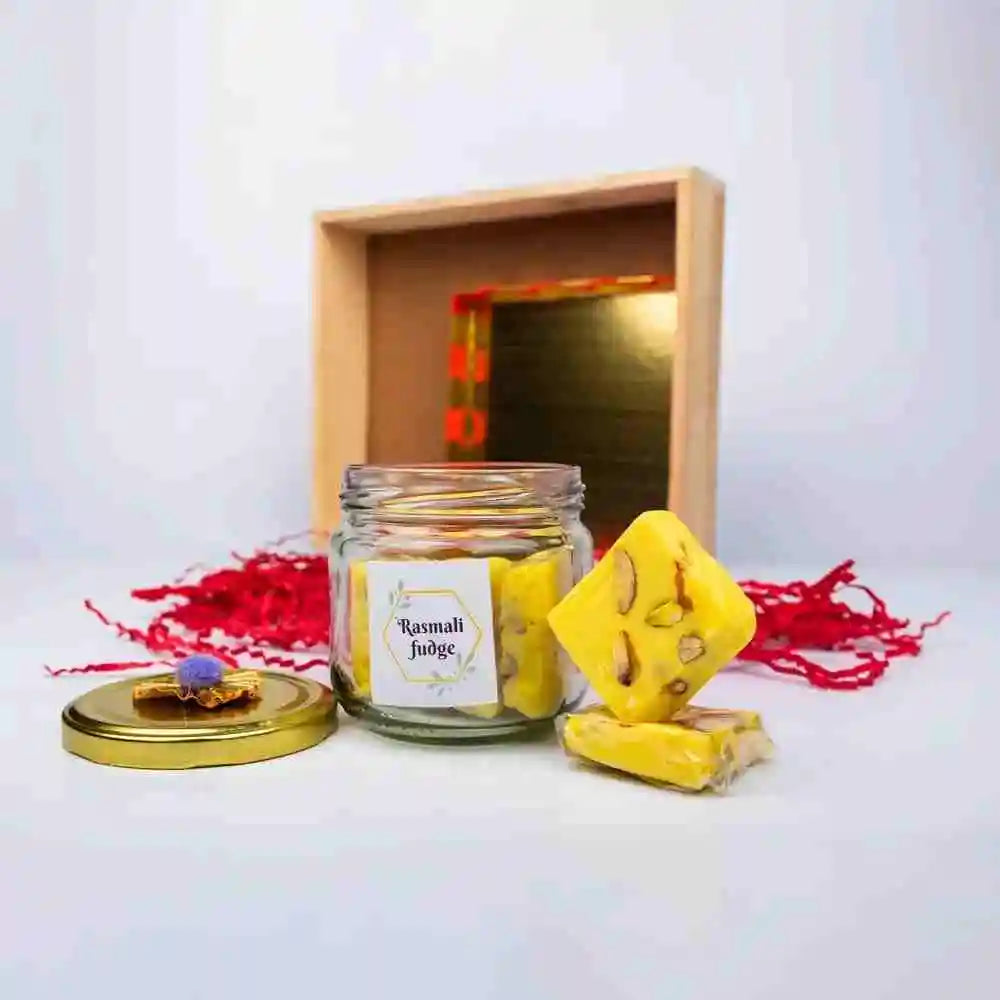 Buy Rasmalai Fudge Pack of 6 Bottle Sweet Gift for Holi
