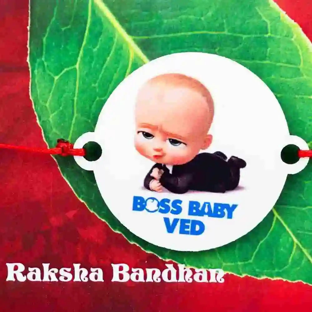 Buy Personalized Boss Baby Rakhi Online for Kids