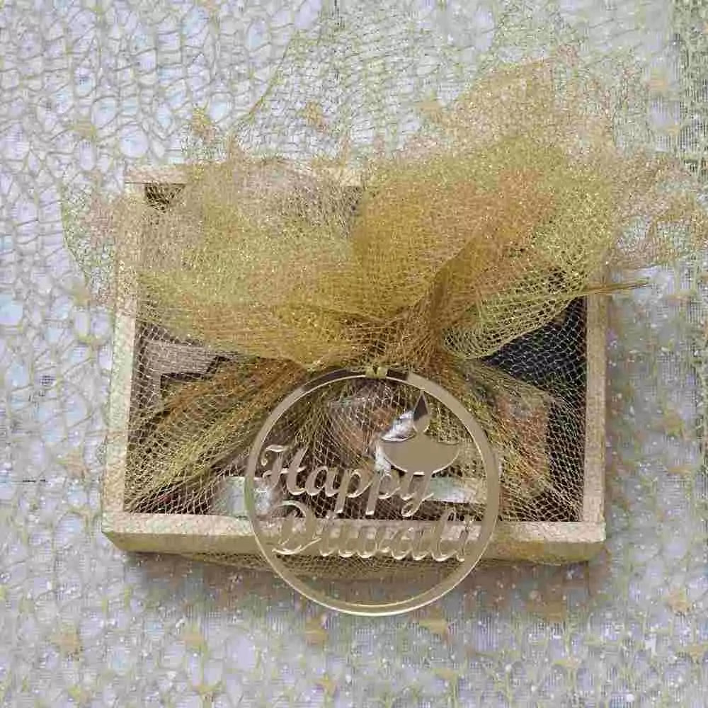 Walnut Coffee Almonds Diwali Hamper in a Tray for Corporate