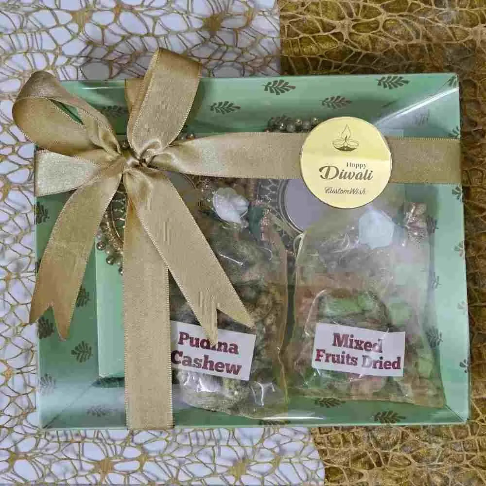 Pudina Cashew and Mixed Fruit Dried Diwali Hamper For Corporates