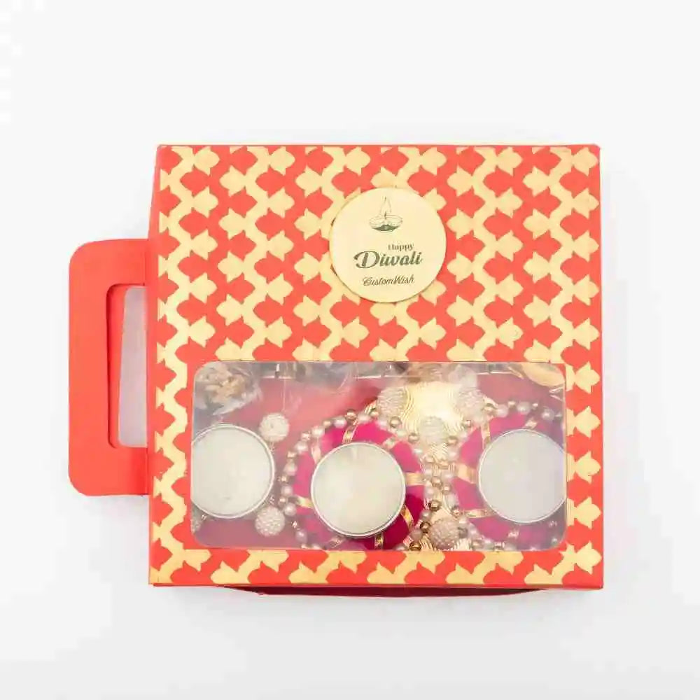 Dry Fruit Delicacy and T-light Hamper for Corporate