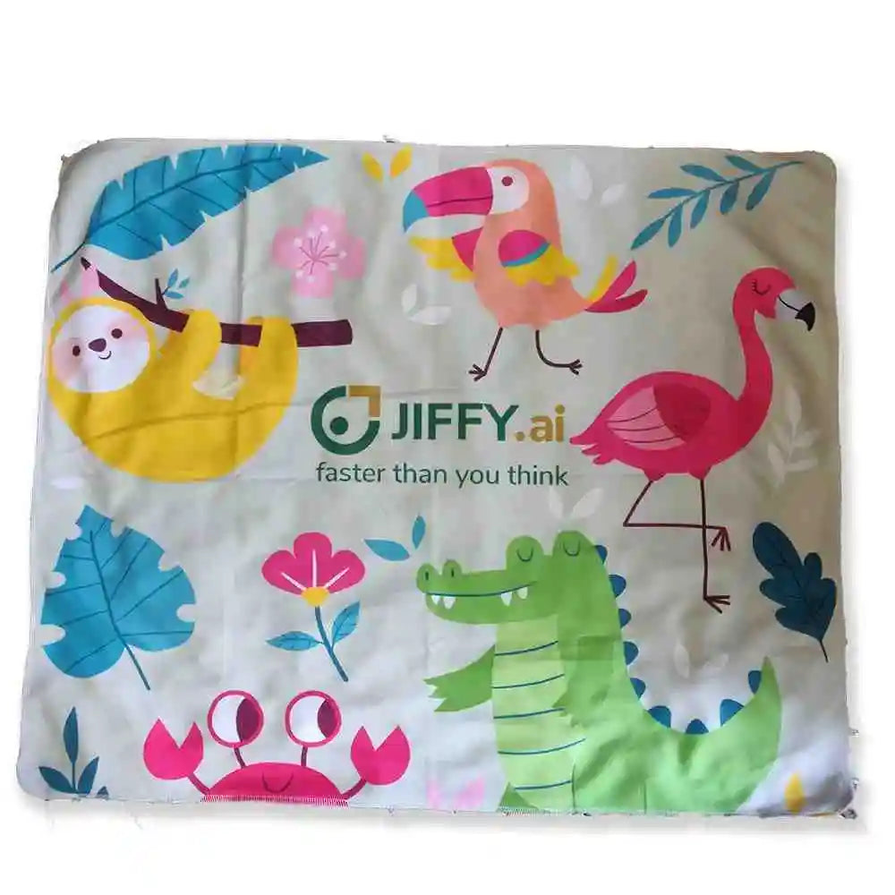 Animal Theme Stroller Blanket
