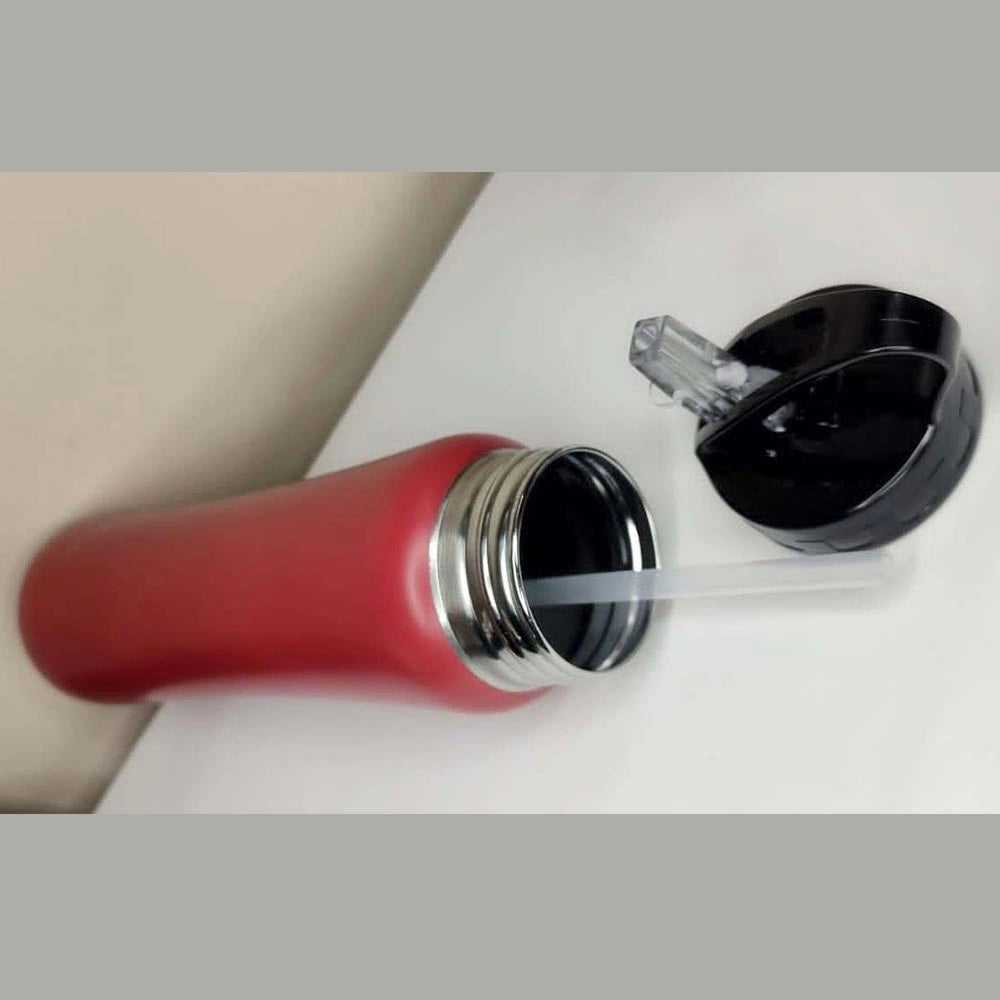 Personalized Bottle with Straw-400 ML