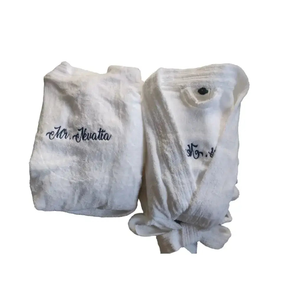 Buy Personalized Couple Bathrobes with Name Online