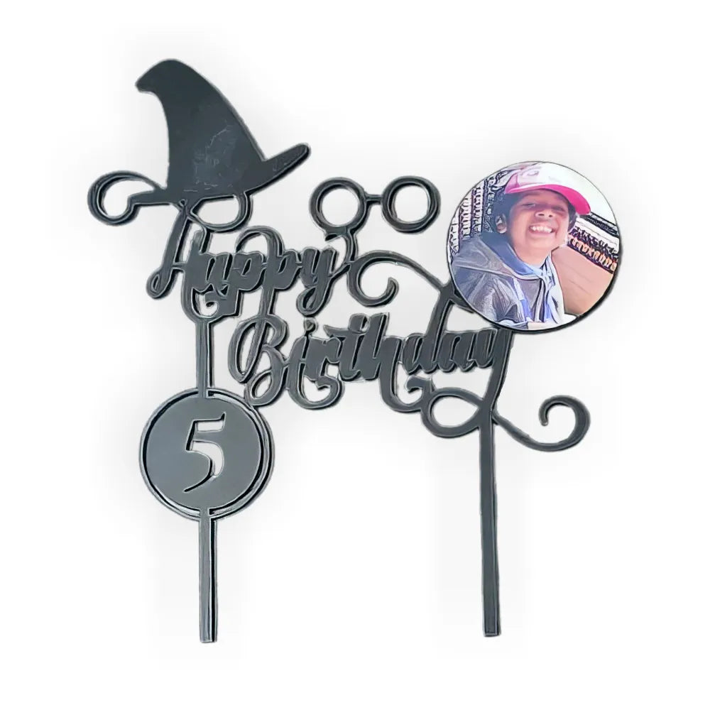 Buy Harry Potter Cake Topper Name and Photo Online