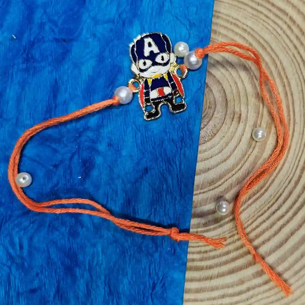 Buy Captain America Rakhi Gift Online for Brother