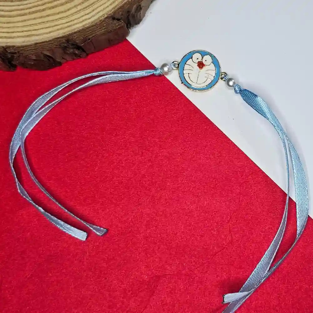 Buy Metal Doraemon Rakhi for Kids Brother Gift Online