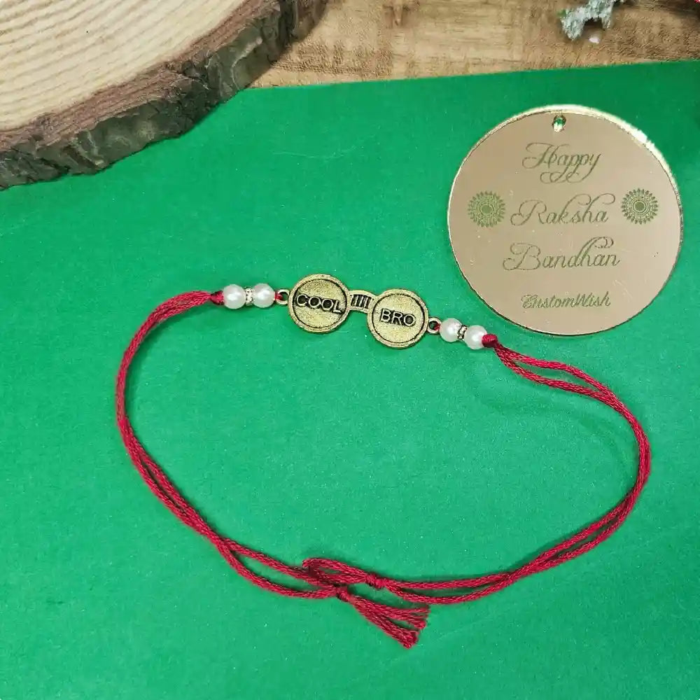 Buy Stylish Metal Cool Bro Rakhi for Brother India