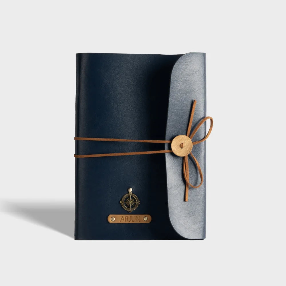 Buy personalized A5 vegan leather notebook online