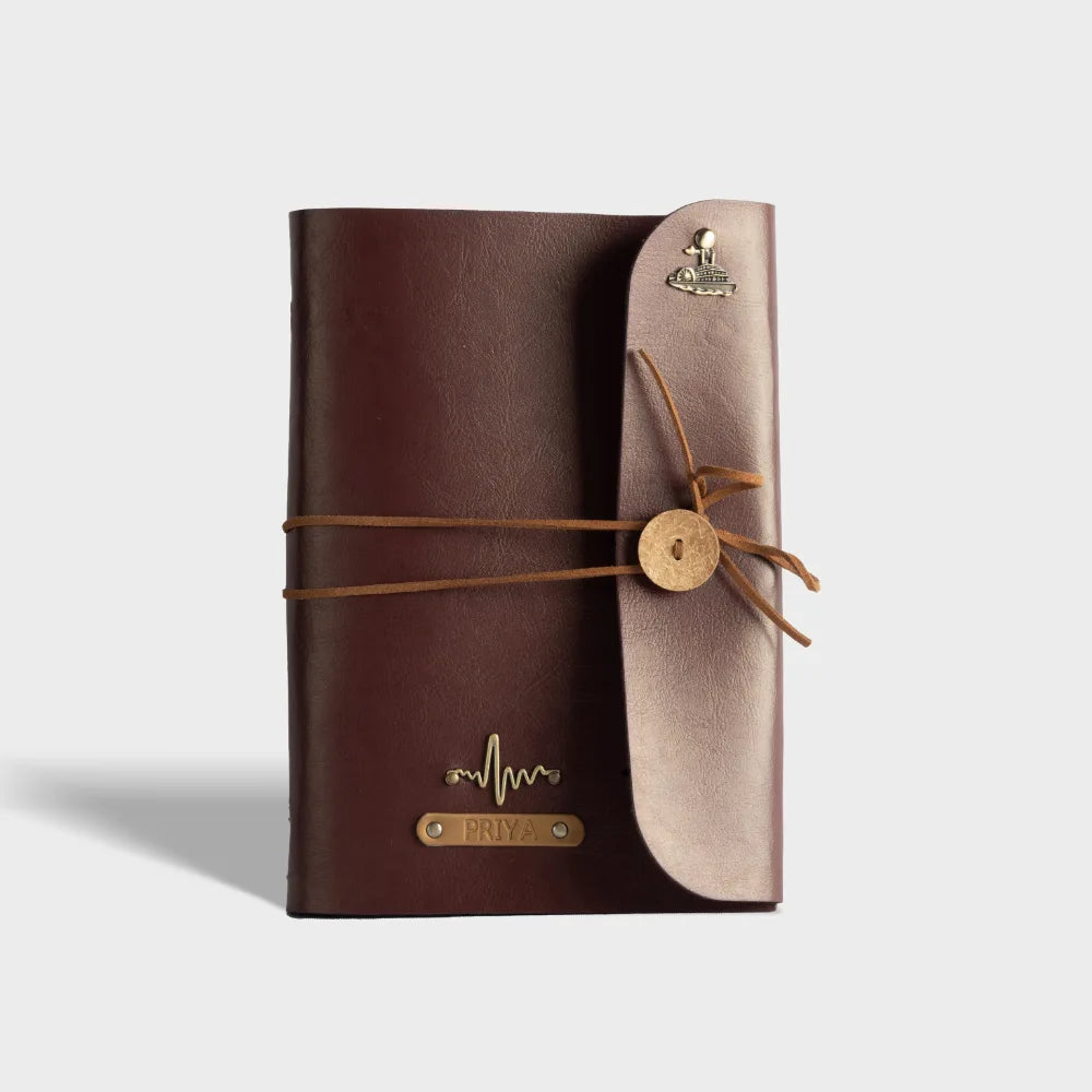Luxury A5 vegan leather journal for gifting