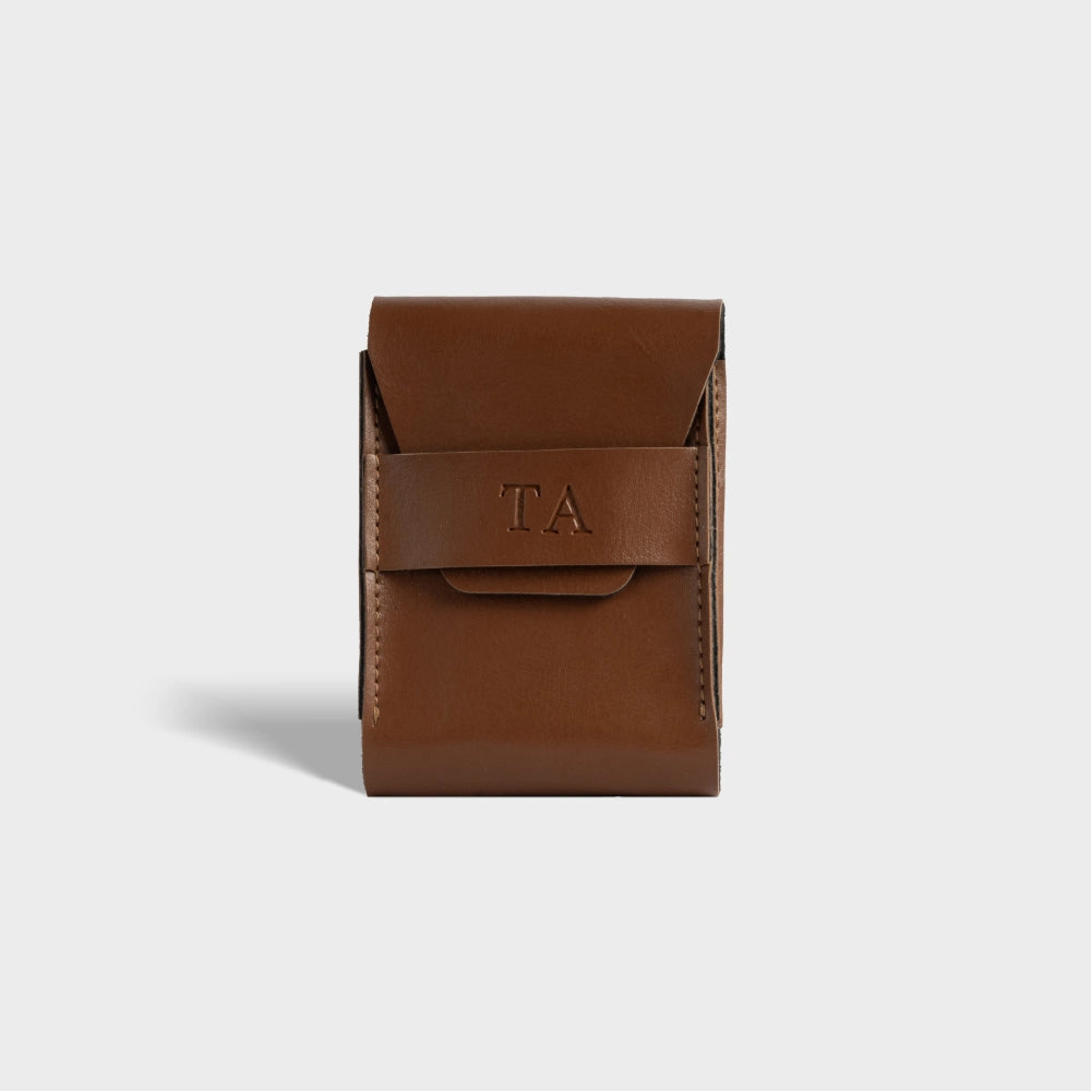 Shop luxury tan cigarette holder case