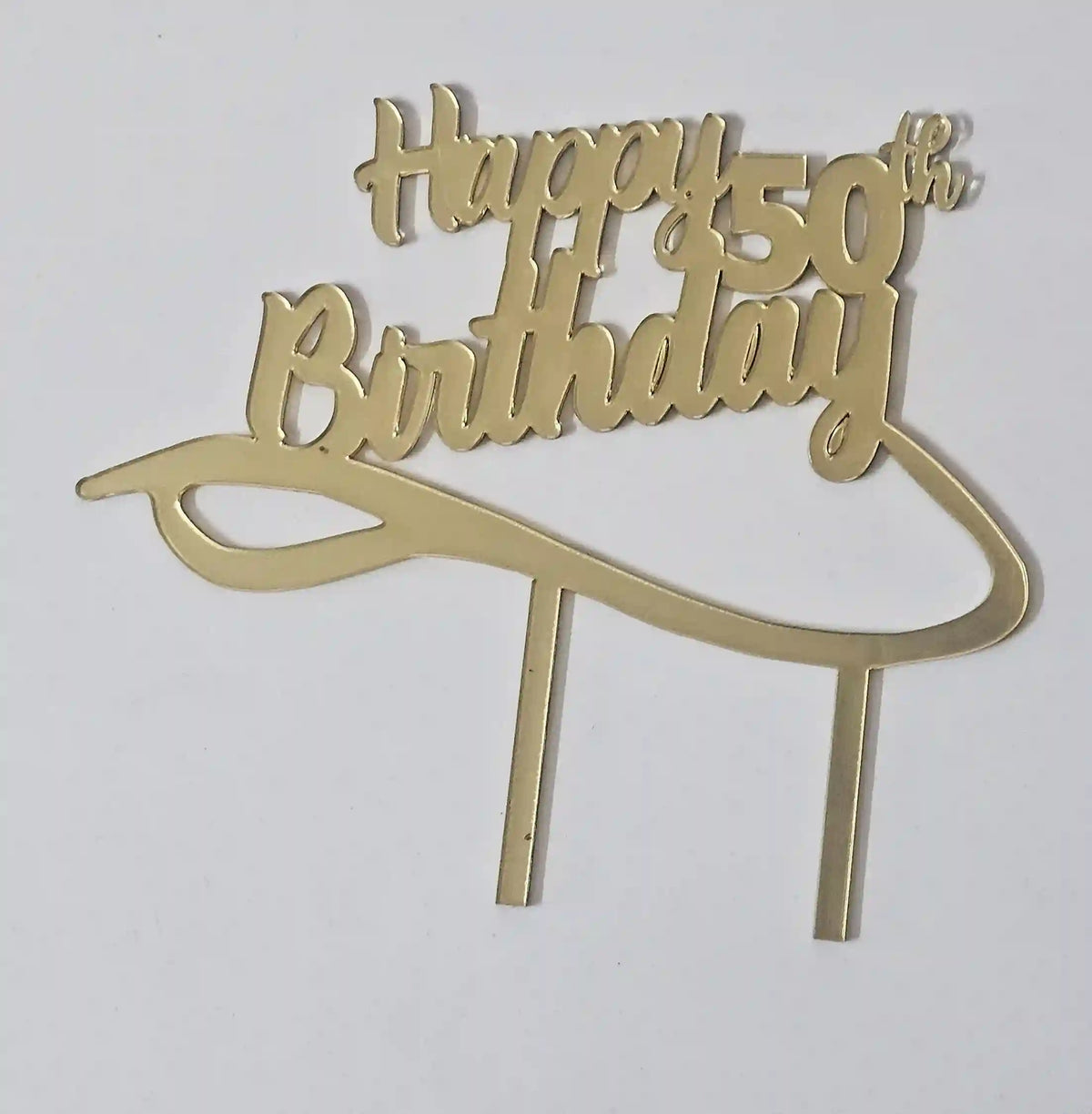 Personalized age birthday cake topper
