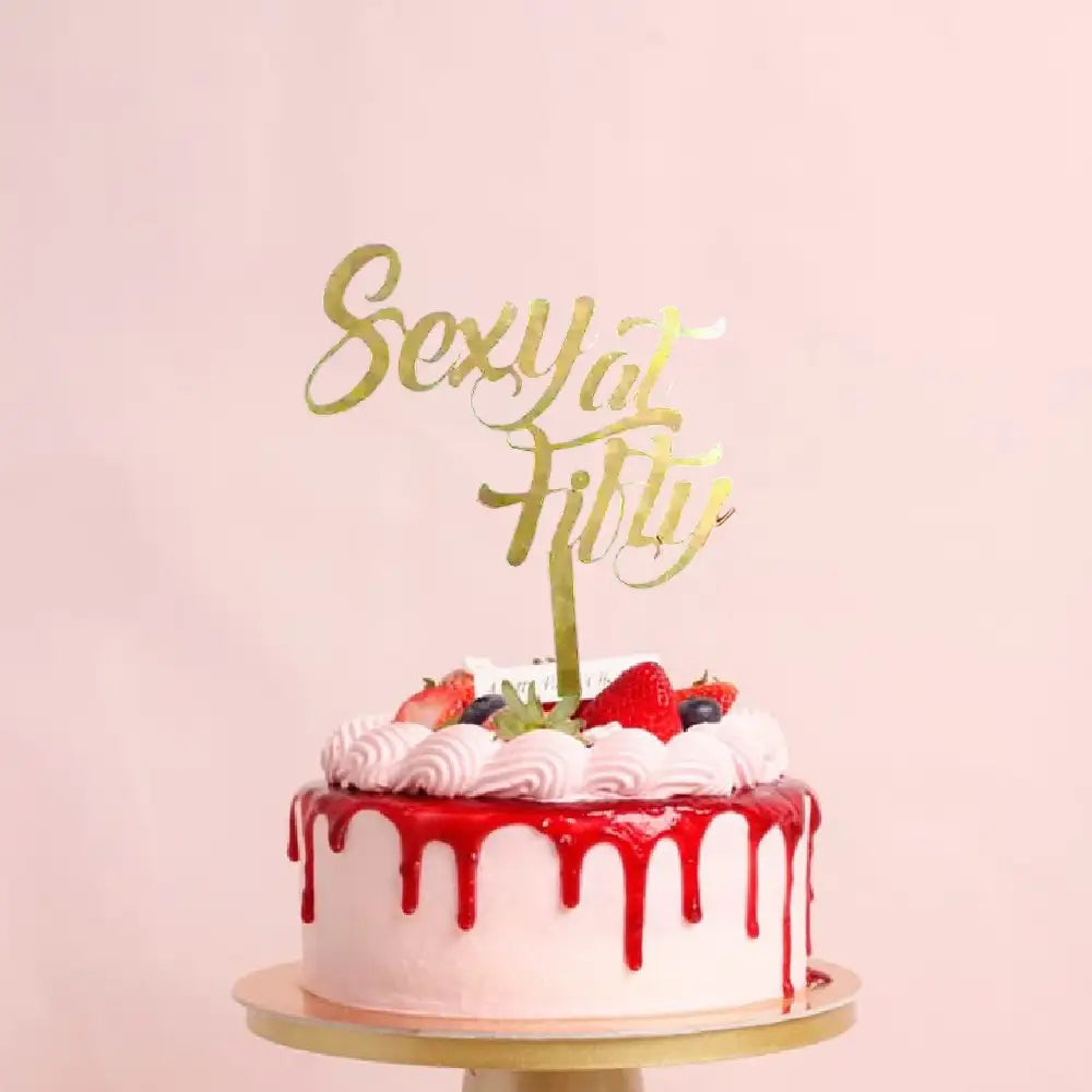 Sexy at Fifty Cake Topper