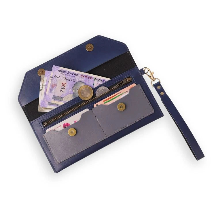 Send Personalized Vegan Leather Wallet Gift for Her