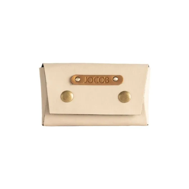 Personalized Vegan Leather Visiting Card Holder