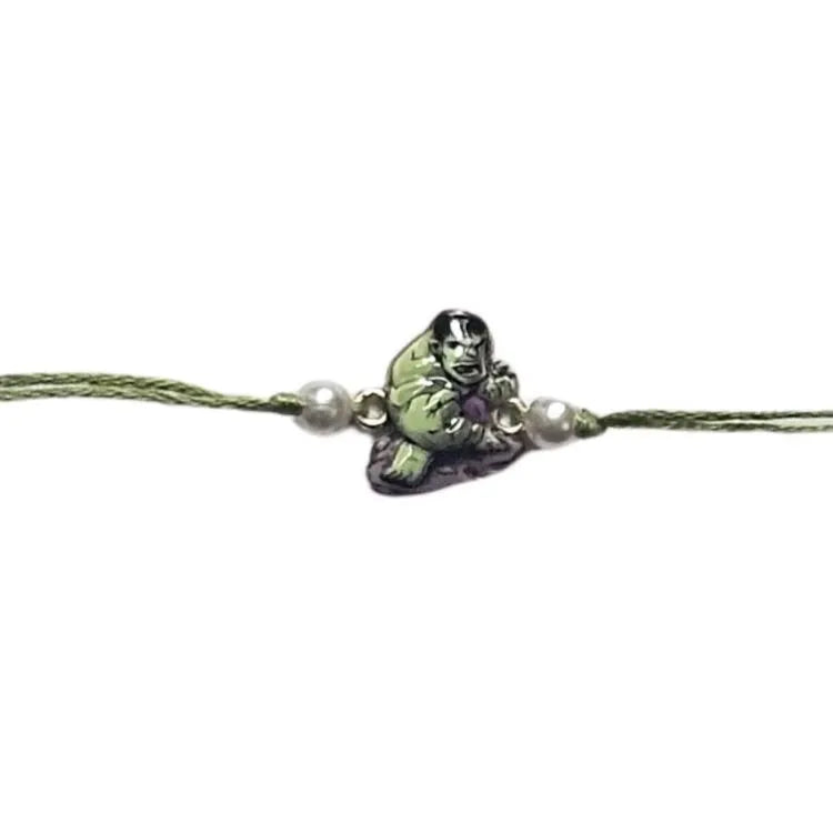 Green Hulk Rakhi for Kids