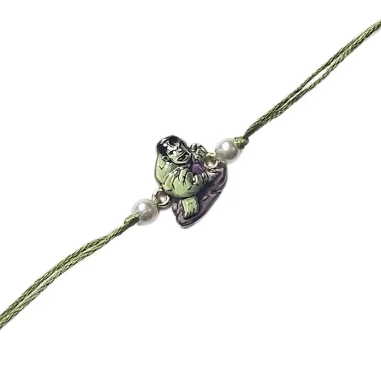 Powerful Hulk Rakhi in Metal