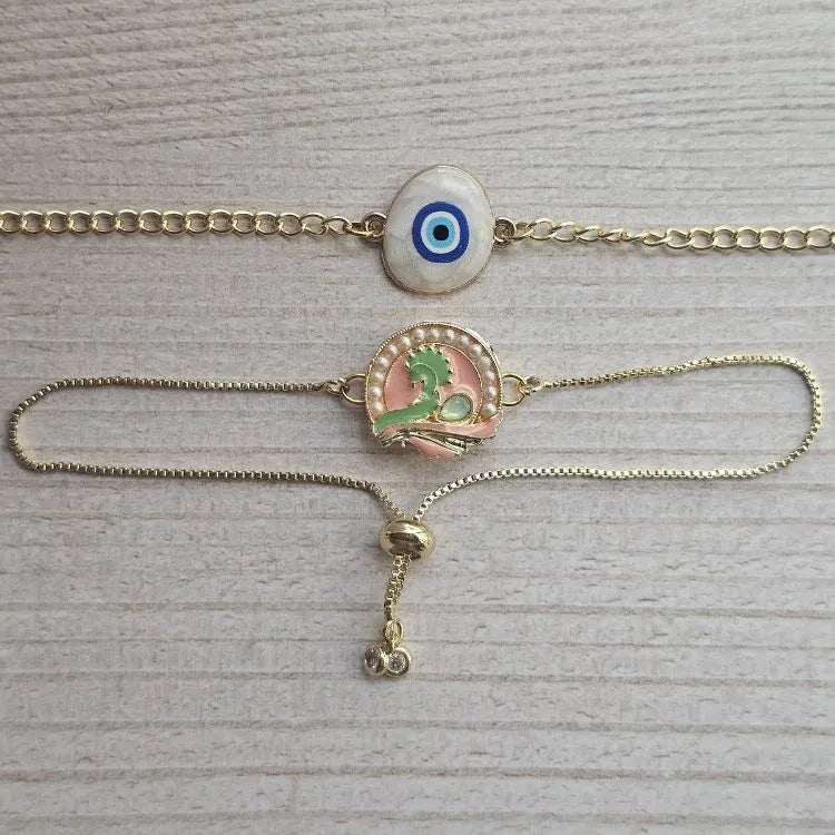 Stylish Evil Eye Bracelet Rakhi