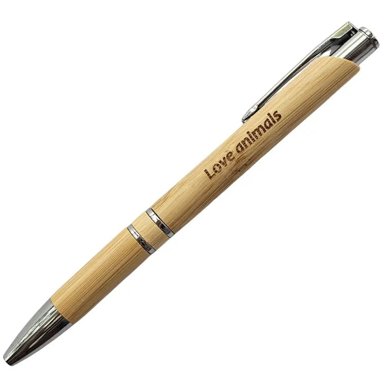 Personalized Bamboo Pen Natural Wood