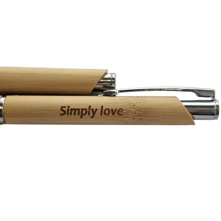 Personalized Bamboo Pen Natural Wood