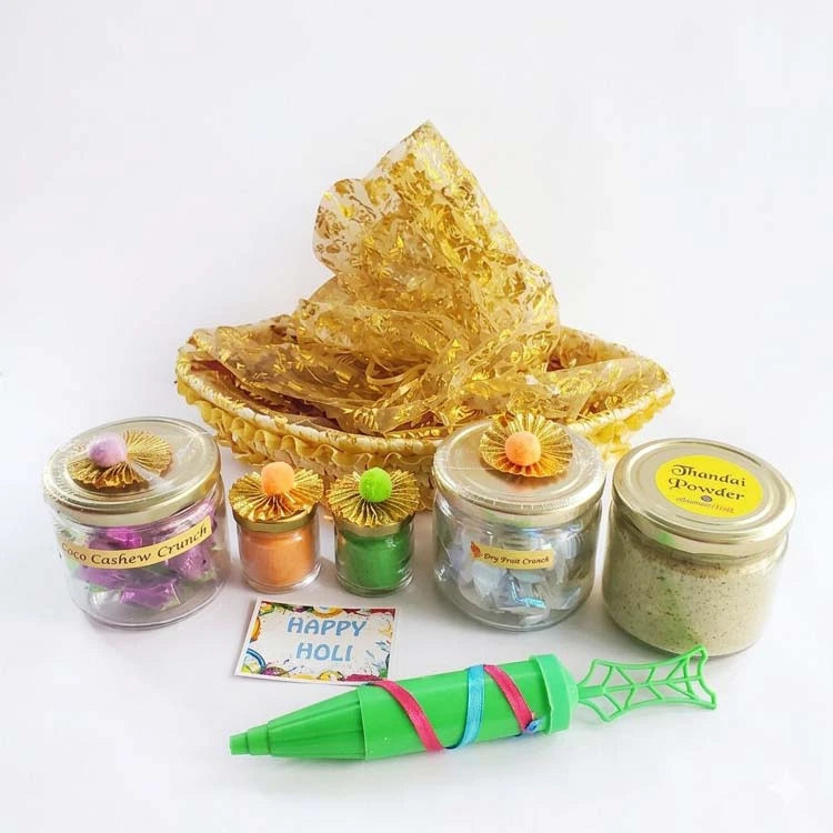 Buy dry fruit Holi hamper online