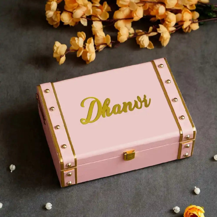 Personalized name gold acrylic cutout