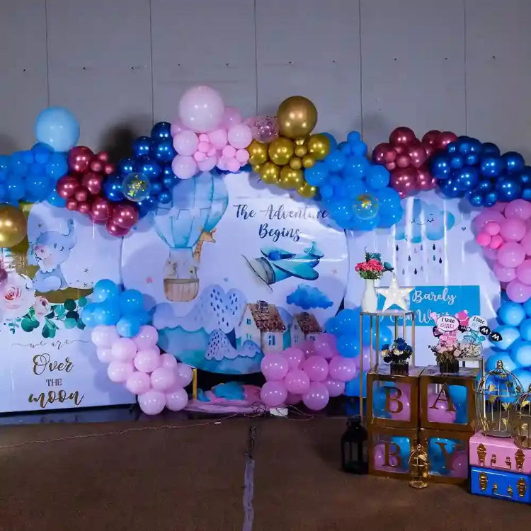 Adventure Baby Shower Backdrop Welcome Board Sofa