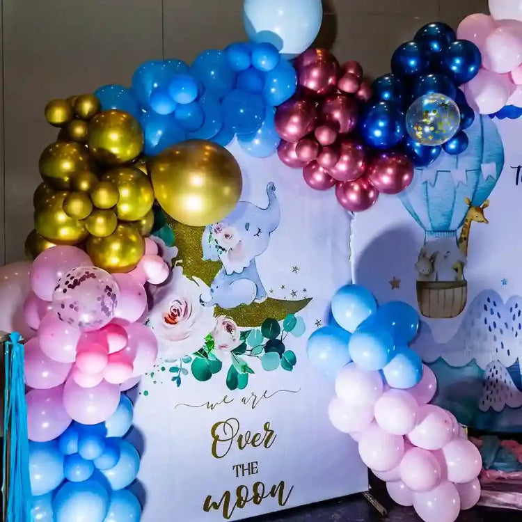 Adventure Theme Baby Shower Star Backdrop